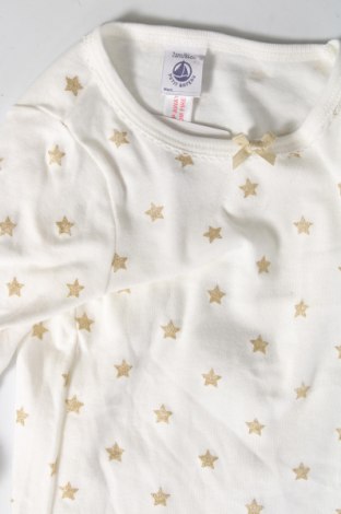 Kinder Pyjama  Petit Bateau, Größe 18-24m/ 86-98 cm, Farbe Weiß, Preis 19,07 €