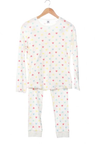 Kinder Pyjama  Petit Bateau, Größe 11-12y/ 152-158 cm, Farbe Weiß, Preis 25,54 €