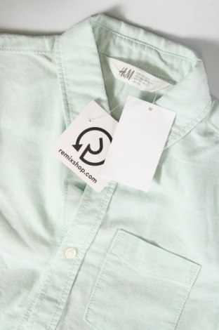 Dziecięca koszula H&M, Rozmiar 7-8y/ 128-134 cm, Kolor Zielony, Cena 47,70 zł