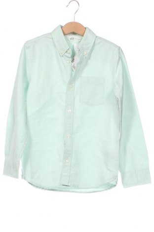 Παιδικό πουκάμισο H&M, Μέγεθος 7-8y/ 128-134 εκ., Χρώμα Πράσινο, Τιμή 12,79 €