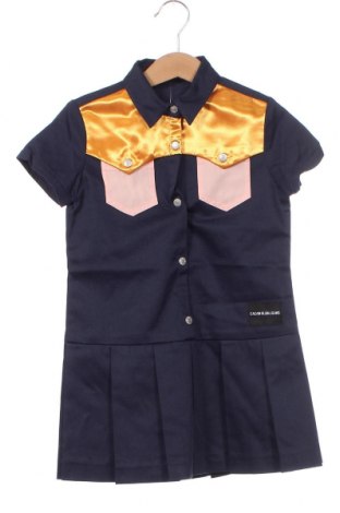 Rochie pentru copii Calvin Klein Jeans, Mărime 3-4y/ 104-110 cm, Culoare Albastru, Preț 231,74 Lei