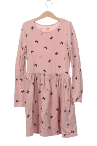 Детска рокля H&M, Размер 8-9y/ 134-140 см, Цвят Пепел от рози, Цена 29,00 лв.