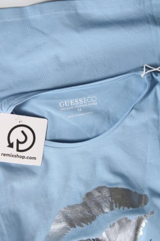 Tricou pentru copii Guess, Mărime 13-14y/ 164-168 cm, Culoare Albastru, Preț 167,05 Lei