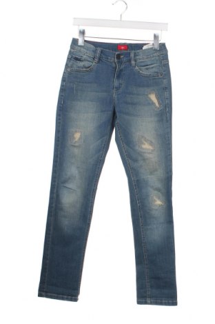 Dziecięce jeansy S.Oliver, Rozmiar 12-13y/ 158-164 cm, Kolor Niebieski, Cena 30,83 zł
