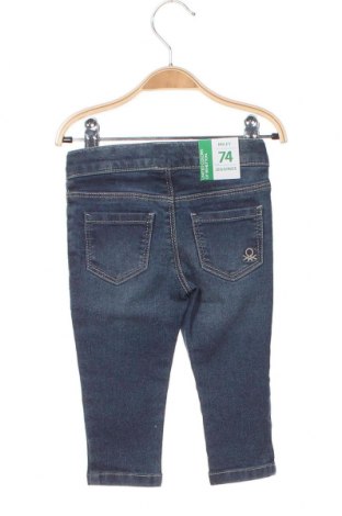 Dziecięce jeansy United Colors Of Benetton, Rozmiar 9-12m/ 74-80 cm, Kolor Niebieski, Cena 210,57 zł
