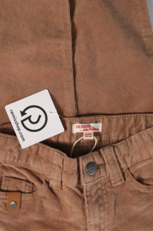 Pantaloni de catifea reiată, pentru copii Du Pareil Au Meme, Mărime 18-24m/ 86-98 cm, Culoare Maro, Preț 26,95 Lei