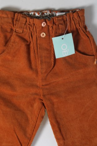 Παιδικό κοτλέ παντελόνι Obaibi, Μέγεθος 2-3m/ 56-62 εκ., Χρώμα Καφέ, Τιμή 20,10 €