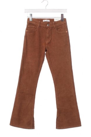 Pantaloni de catifea reiată, pentru copii Zara, Mărime 13-14y/ 164-168 cm, Culoare Maro, Preț 31,05 Lei