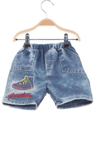 Pantaloni scurți pentru copii, Mărime 9-12m/ 74-80 cm, Culoare Albastru, Preț 24,49 Lei