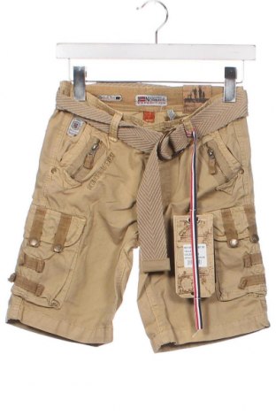 Pantaloni scurți pentru copii Geographical Norway, Mărime 11-12y/ 152-158 cm, Culoare Bej, Preț 97,71 Lei