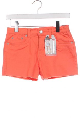 Детски къс панталон Levi's, Размер 11-12y/ 152-158 см, Цвят Оранжев, Цена 23,70 лв.