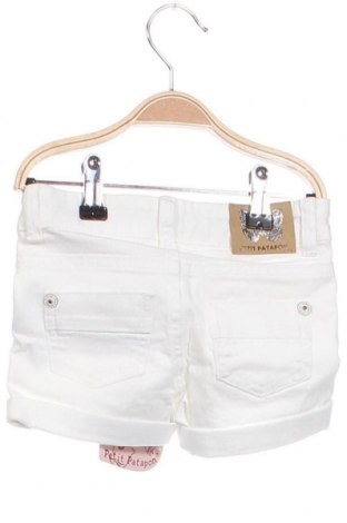 Детски къс панталон Petit Patapon, Размер 2-3y/ 98-104 см, Цвят Бял, Цена 26,55 лв.
