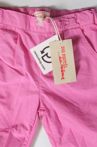 Dětské kalhoty  Du Pareil Au Meme, Velikost 18-24m/ 86-98 cm, Barva Růžová, Cena  128,00 Kč
