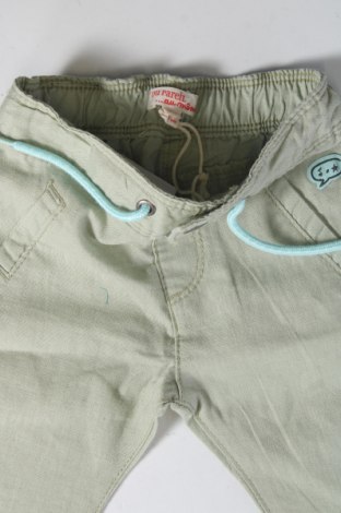 Pantaloni pentru copii Du Pareil Au Meme, Mărime 2-3m/ 56-62 cm, Culoare Verde, Preț 147,37 Lei