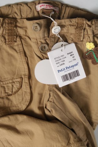 Детски панталон Petit Patapon, Размер 5-6y/ 116-122 см, Цвят Бежов, Цена 18,63 лв.