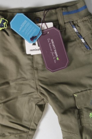 Παιδικό παντελόνι Sergent Major, Μέγεθος 6-9m/ 68-74 εκ., Χρώμα Πράσινο, Τιμή 9,05 €