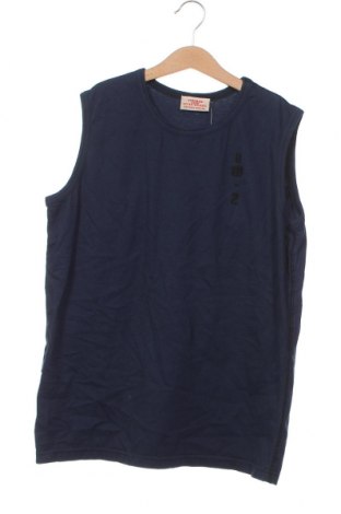 Μπλουζάκι αμάνικο παιδικό Vintage, Μέγεθος 12-13y/ 158-164 εκ., Χρώμα Μπλέ, Τιμή 5,13 €