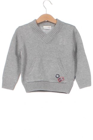 Детски пуловер Coccodrillo, Размер 18-24m/ 86-98 см, Цвят Сив, Цена 24,30 лв.