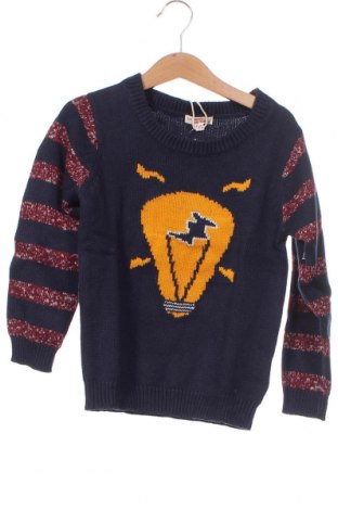 Детски пуловер Du Pareil Au Meme, Размер 4-5y/ 110-116 см, Цвят Син, Цена 12,80 лв.