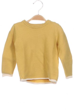 Детски пуловер Gocco, Размер 12-18m/ 80-86 см, Цвят Жълт, Цена 21,24 лв.
