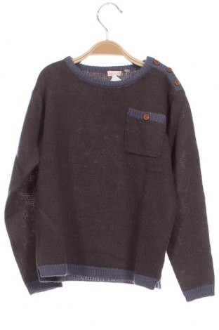 Детски пуловер Gocco, Размер 4-5y/ 110-116 см, Цвят Сив, Цена 10,62 лв.