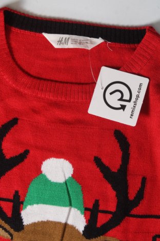 Детски пуловер H&M, Размер 14-15y/ 168-170 см, Цвят Червен, Цена 10,50 лв.