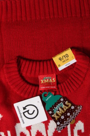 Детски пуловер Lefties, Размер 9-10y/ 140-146 см, Цвят Червен, Цена 39,00 лв.