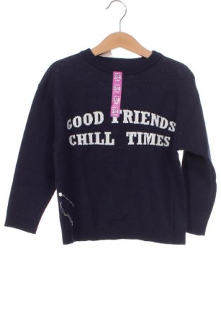 Детски пуловер Zara, Размер 3-4y/ 104-110 см, Цвят Син, Цена 14,75 лв.