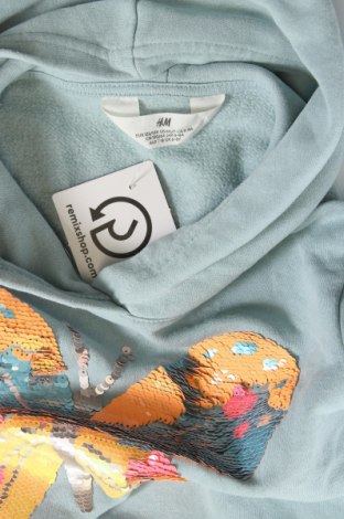 Gyerek sweatshirt H&M, Méret 6-7y / 122-128 cm, Szín Zöld, Ár 6 056 Ft
