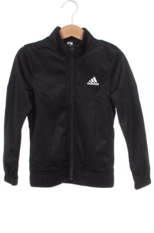 Παιδικό αθλητικό πάνω φόρμα Adidas, Μέγεθος 5-6y/ 116-122 εκ., Χρώμα Μαύρο, Τιμή 43,38 €