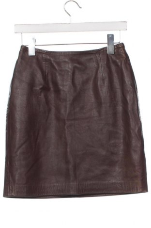 Kožená sukně  DKNY, Velikost XS, Barva Hnědá, Cena  498,00 Kč