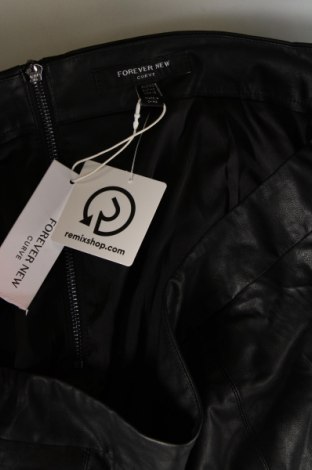 Δερμάτινη φούστα Forever New, Μέγεθος XXL, Χρώμα Μαύρο, Τιμή 50,66 €