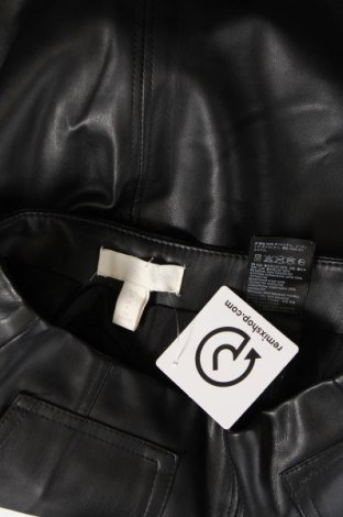 Δερμάτινη φούστα H&M, Μέγεθος XS, Χρώμα Μαύρο, Τιμή 14,83 €