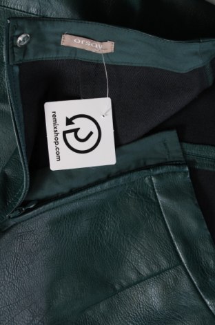 Δερμάτινη φούστα Orsay, Μέγεθος S, Χρώμα Πράσινο, Τιμή 8,01 €