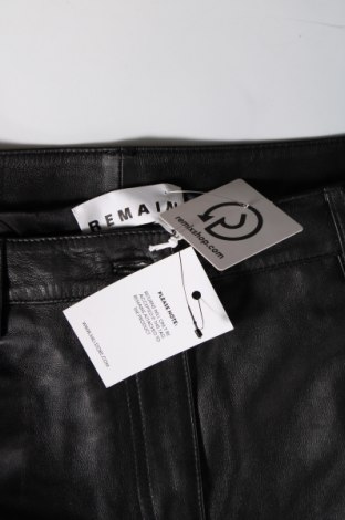 Kožená sukňa  Remain, Veľkosť L, Farba Čierna, Cena  121,94 €