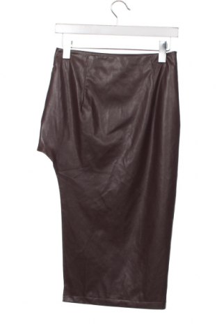 Kožená sukňa  SHEIN, Veľkosť XS, Farba Hnedá, Cena  4,45 €