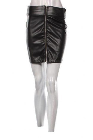 Δερμάτινη φούστα Sinsay, Μέγεθος S, Χρώμα Μαύρο, Τιμή 23,46 €