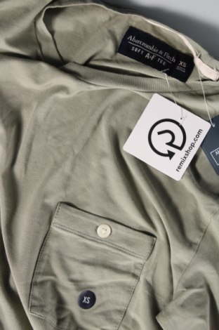 Ανδρική μπλούζα Abercrombie & Fitch, Μέγεθος XS, Χρώμα Πράσινο, Τιμή 13,15 €