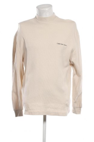 Ανδρική μπλούζα Calvin Klein Jeans, Μέγεθος XS, Χρώμα  Μπέζ, Τιμή 30,85 €