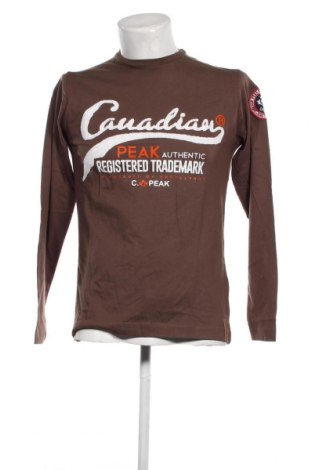 Ανδρική μπλούζα Canadian Peak, Μέγεθος S, Χρώμα Καφέ, Τιμή 38,38 €