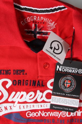 Bluză de bărbați Geographical Norway, Mărime XXL, Culoare Roșu, Preț 214,74 Lei