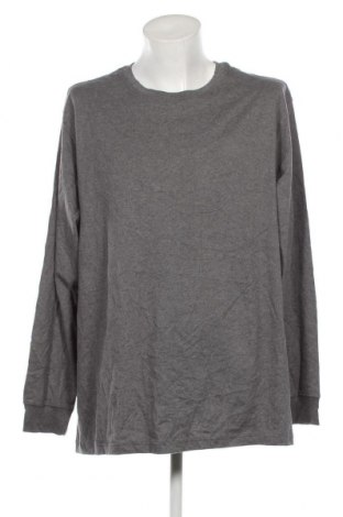 Ανδρική μπλούζα George, Μέγεθος 3XL, Χρώμα Γκρί, Τιμή 10,69 €