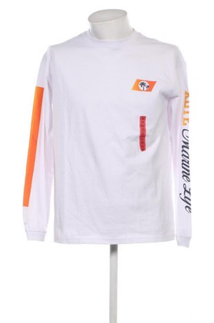 Herren Shirt Pull&Bear, Größe M, Farbe Weiß, Preis 8,47 €