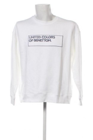 Ανδρική μπλούζα United Colors Of Benetton, Μέγεθος XL, Χρώμα Λευκό, Τιμή 15,85 €