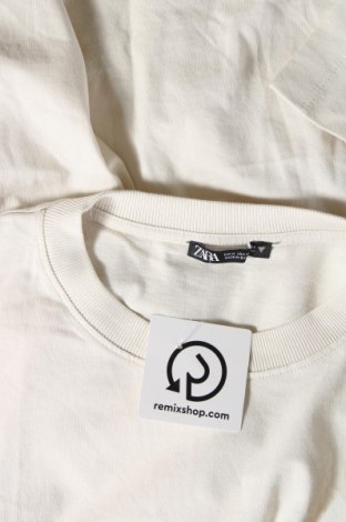 Ανδρική μπλούζα Zara, Μέγεθος M, Χρώμα Εκρού, Τιμή 12,17 €