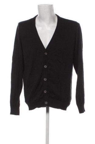 Jachetă tricotată de bărbați Pier One, Mărime XL, Culoare Negru, Preț 22,89 Lei