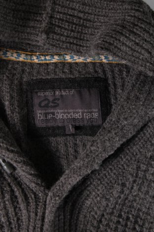 Jachetă tricotată de bărbați Q/S by S.Oliver, Mărime L, Culoare Gri, Preț 51,45 Lei