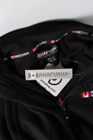 Мъжка поларена блуза Anapurna, Размер XL, Цвят Черен, Цена 46,98 лв.