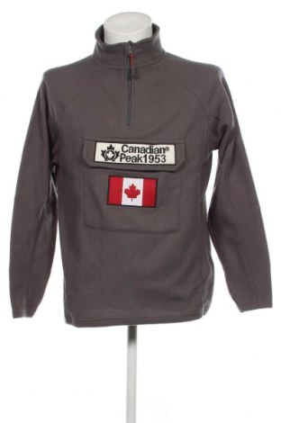 Herren Fleece Shirt Canadian Peak, Größe XL, Farbe Grau, Preis 21,56 €
