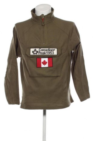 Ανδρική μπλούζα fleece Canadian Peak, Μέγεθος XL, Χρώμα Πράσινο, Τιμή 35,23 €